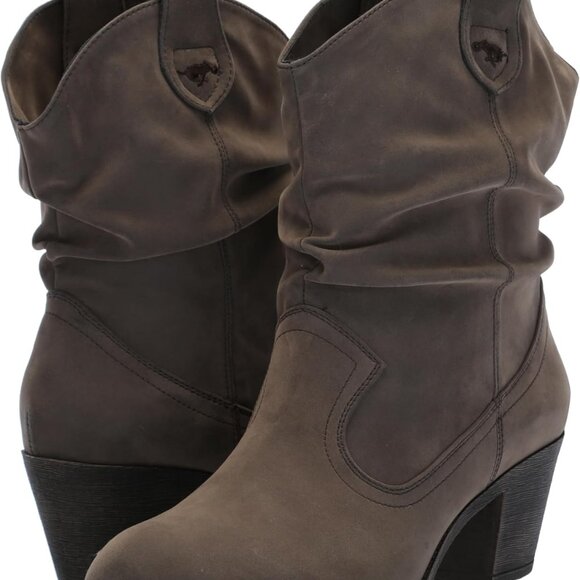 Women’s Modern Ankle Boot Brown 9 - Picture 7 of 7